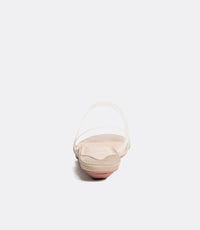 Clear Mules en PVC Beige