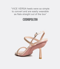 Brooklyn Sandals en Cristal Oro Rosa
