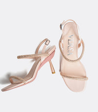 Brooklyn Sandals en Cristal Oro Rosa