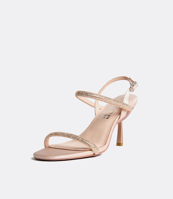 Brooklyn Sandals en Cristal Oro Rosa