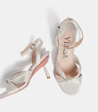 Everyday Sandals en Seda Blanca