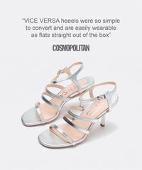 Multi Strap Sandal en Plata
