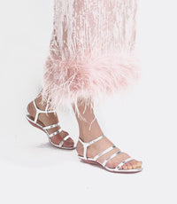 Multi Strap Sandal en Plata