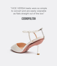 Publicist Pumps en Perla Blanca
