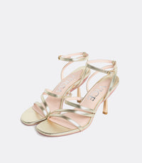 Strappy Sandals en Dorado