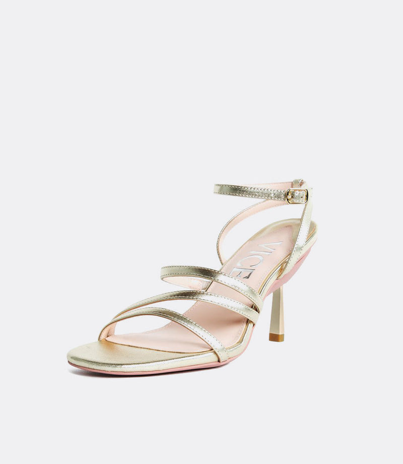 Strappy Sandals en Dorado